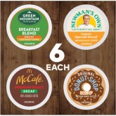 Keurig Green Mountain Coffee Decaf K-Cup Sampler - 24 per Box